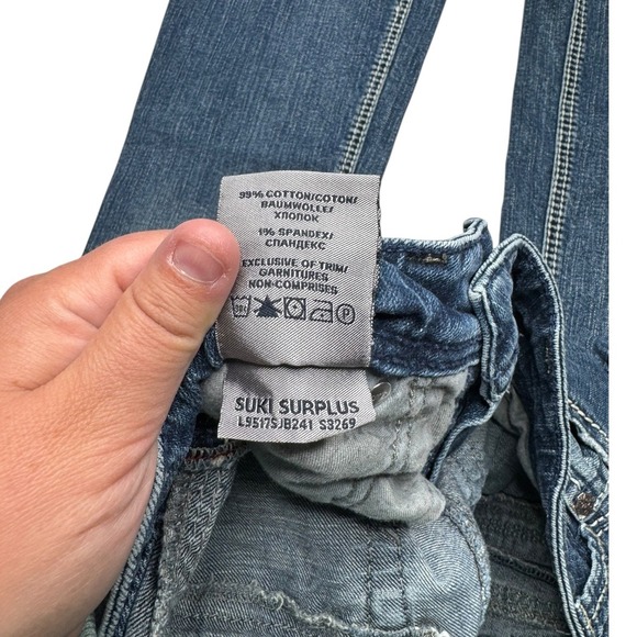 Silver Suki Surplus Bootcut Jeans Women's 30x32 Mid rise Stretch - Picture 6 of 6